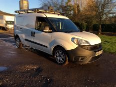 2015/65 REG FIAT DOBLO 16V MULTIJET 1.6 DIESEL WHITE PANEL VAN, SHOWING 0 FORMER KEEPERS *PLUS VAT*