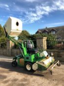 AMAZONE PROFIHOPPER RIDE ON LAWN FLAIL MOWER, ONLY 913 HOURS, RUNS, WORKS AND CUTS WELL *PLUS VAT*