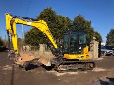 2014 JCB 86C-18 TON TRACKED CRAWLER EXCAVATOR / DIGGER, 4383 HOURS, GOOD TRACKS, C/W 2 X BUCKETS