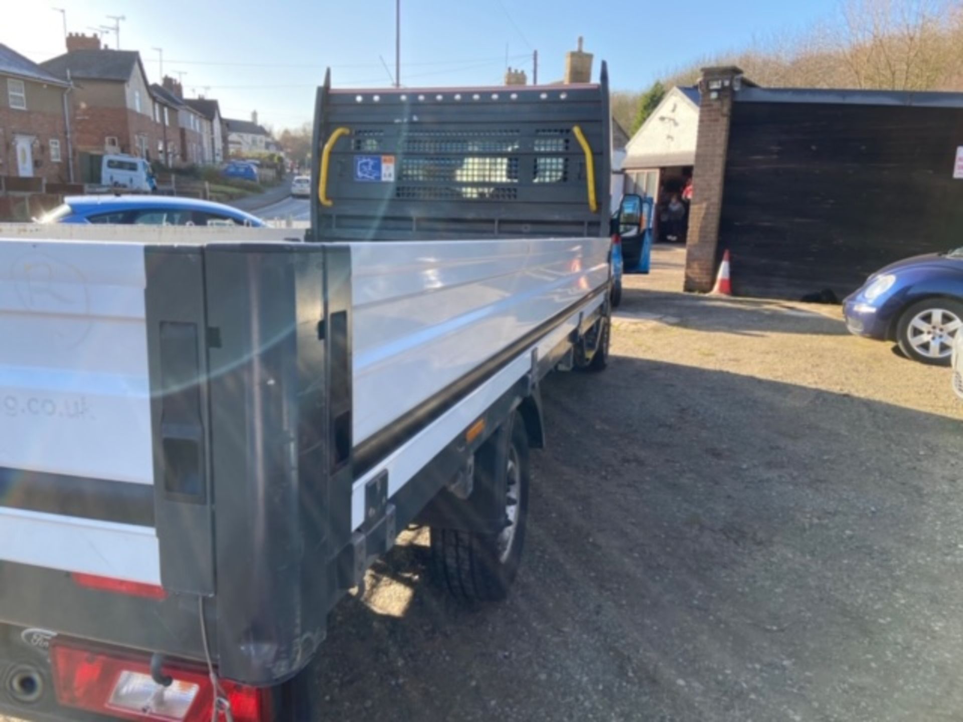 2017/17 REG FORD TRANSIT 350 DROP-SIDE LORRY 2.0 DIESEL, SHOWING 1 FORMER KEEPER *NO VAT* - Image 5 of 8