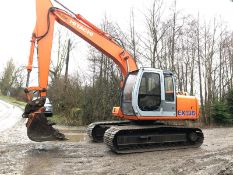 HITACHI EX13,5 13 TON EXCAVATOR, RUNS, WORKS & DIGS, QUICK HITCH, GOOD TRACKS & SPROCKETS, YEAR 1998