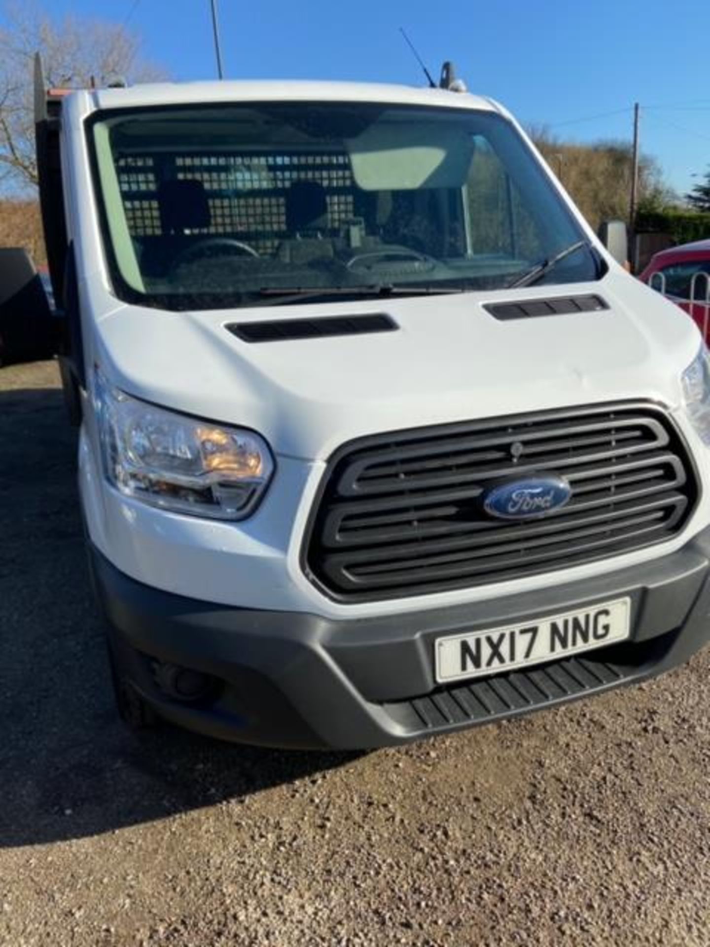 2017/17 REG FORD TRANSIT 350 DROP-SIDE LORRY 2.0 DIESEL, SHOWING 1 FORMER KEEPER *NO VAT* - Image 3 of 8