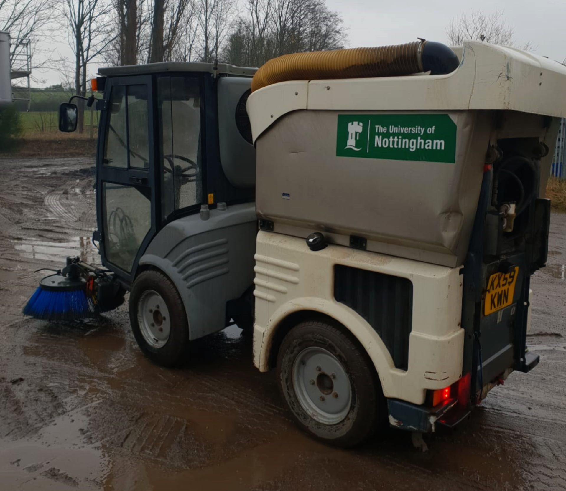 DA - 2008/59 REG HAKO CITYMASTER 1200 ROAD SWEEPER, RUNS AND WORKS - EX COUNCIL *NO VAT* - Image 9 of 11