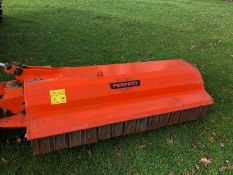 DS - 2012 PERFECT FRONT FLAIL FOR A TRACTOR ORANGE *PLUS VAT*   COLLECTION FROM PILSLEY, S45 NEAR