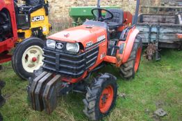 KUBOTA B2110 HST COMPACT TRACTOR 4WD, SHOWING 1189 HOURS, AGRICULTURAL TYRES *PLUS VAT*