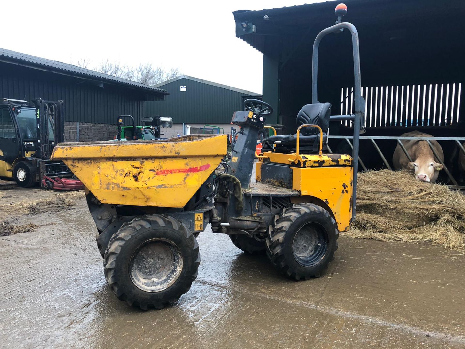 TEREX HD1000 1 TON DUMPER, 2705 HOURS, YEAR 2008, RUNS, WORKS AND TIPS *PLUS VAT* - Image 2 of 5