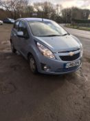 2011/61 REG CHEVROLET SPARK LS 1.2 PETROL 5 DOOR HATCHBACK, SHOWING 1 FORMER KEEPER *NO VAT*