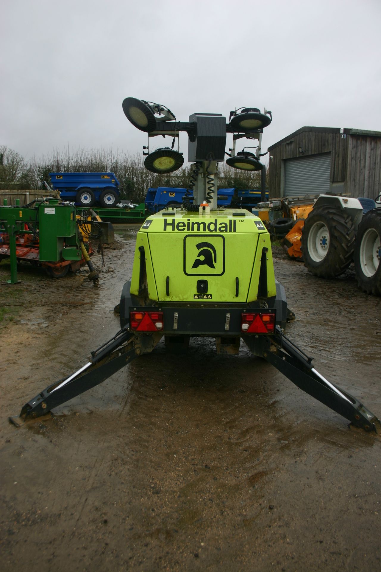 HEIMDALL HD-S SINGLE AXLE TOWABLE LIGHTING TOWER, YEAR 2016, YANMAR K48 ENGINE *PLUS VAT* - Image 4 of 9