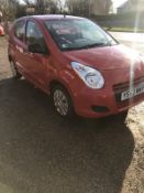 2013/63 REG SUZUKI ALTO SZ 1.0 PETROL 5 DOOR HATCHBACK, SHOWING 0 FORMER KEEPERS *NO VAT*