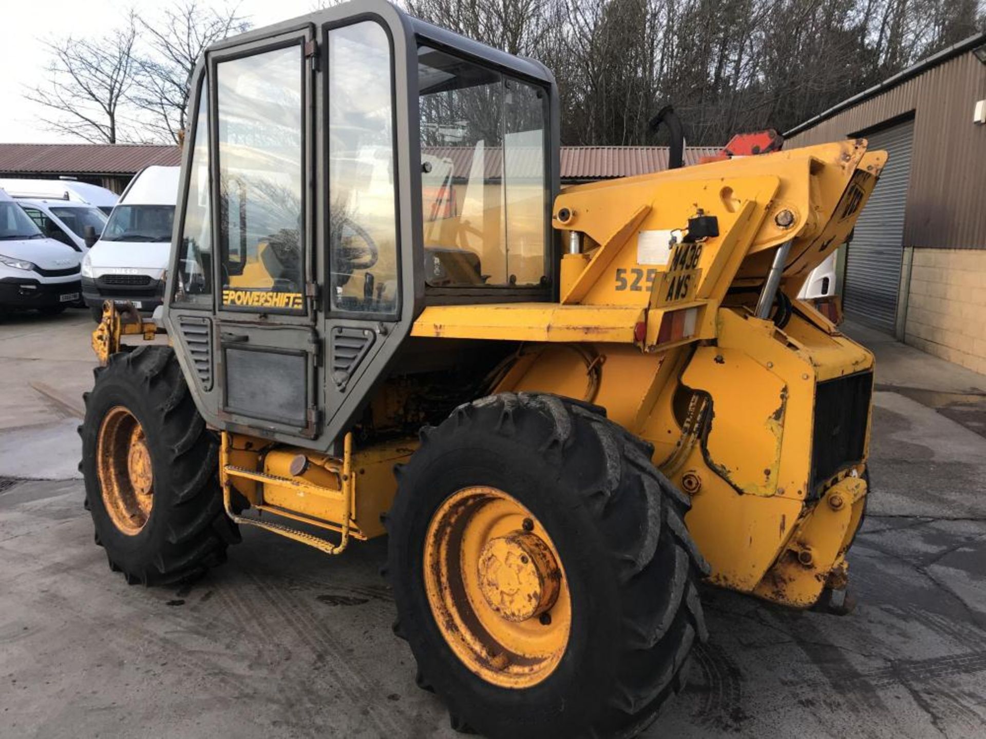JCB 525-58 4X4 TELEHANDLER FORKLIFT WITH PICK-UP HITCH, GOOD WORKING CONDITION *PLUS VAT* - Image 2 of 14