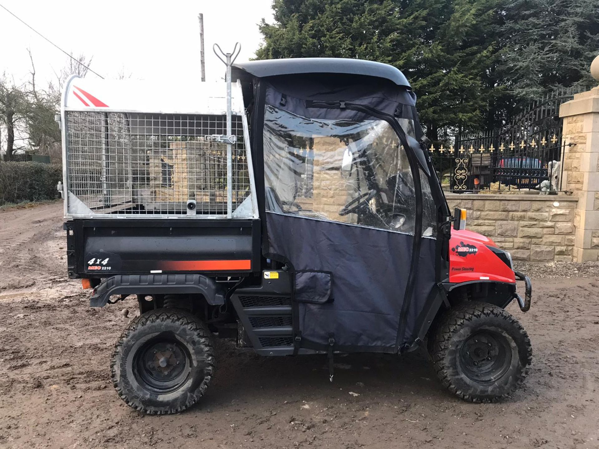 KIOTI MEC 2210 4X4 TIPPER BUGGY, POWER STEERING, YEAR 2016, HYDRAULIC TIP, GOOD CONDITION *PLUS VAT*