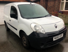 2010/60 REG RENAULT KANGOO ML20 + DCI 70 1.5 DIESEL PANEL VAN, 1 FORMER KEEPER *PLUS VAT