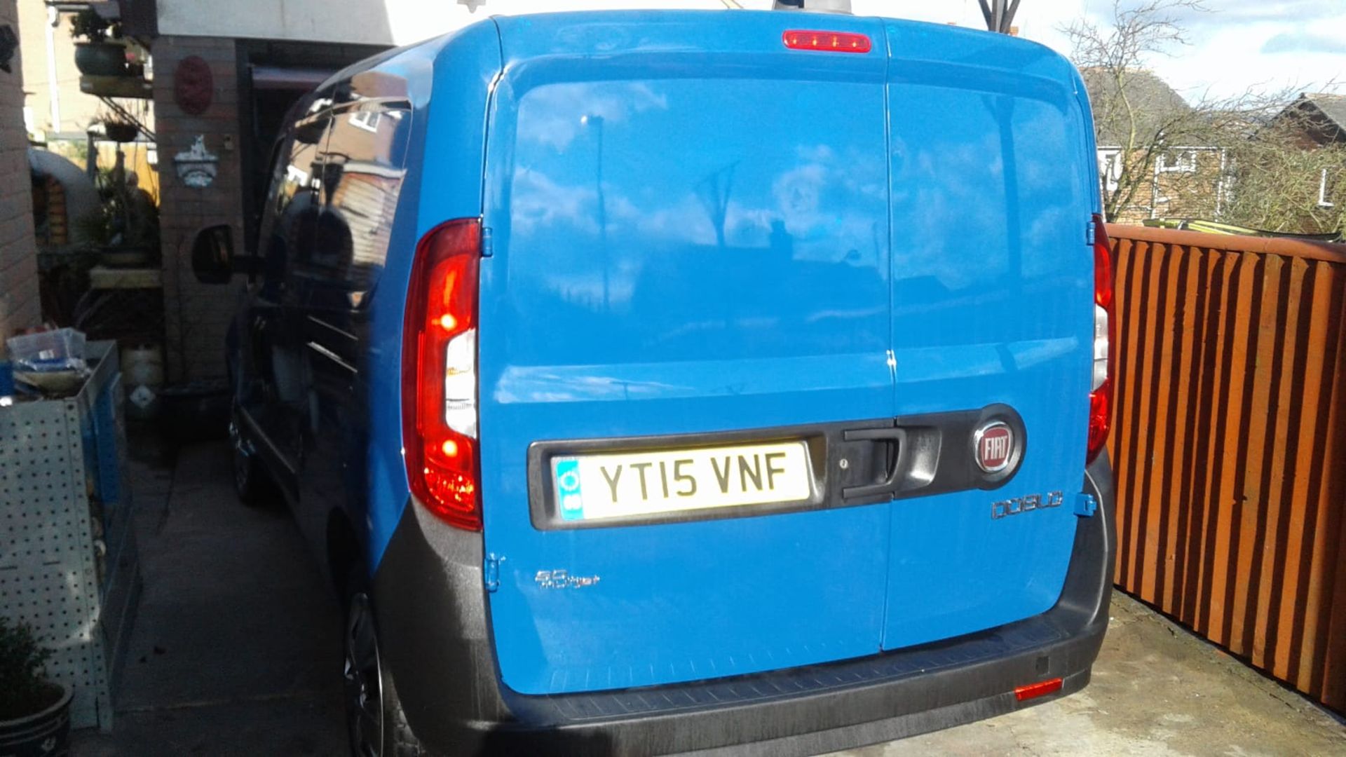 2015/15 REG FIAT DOBLO SX MULTIJET 1.25 DIESEL ENGINE, SHOWING 0 FORMER KEEPERS *NO VAT* - Image 5 of 15