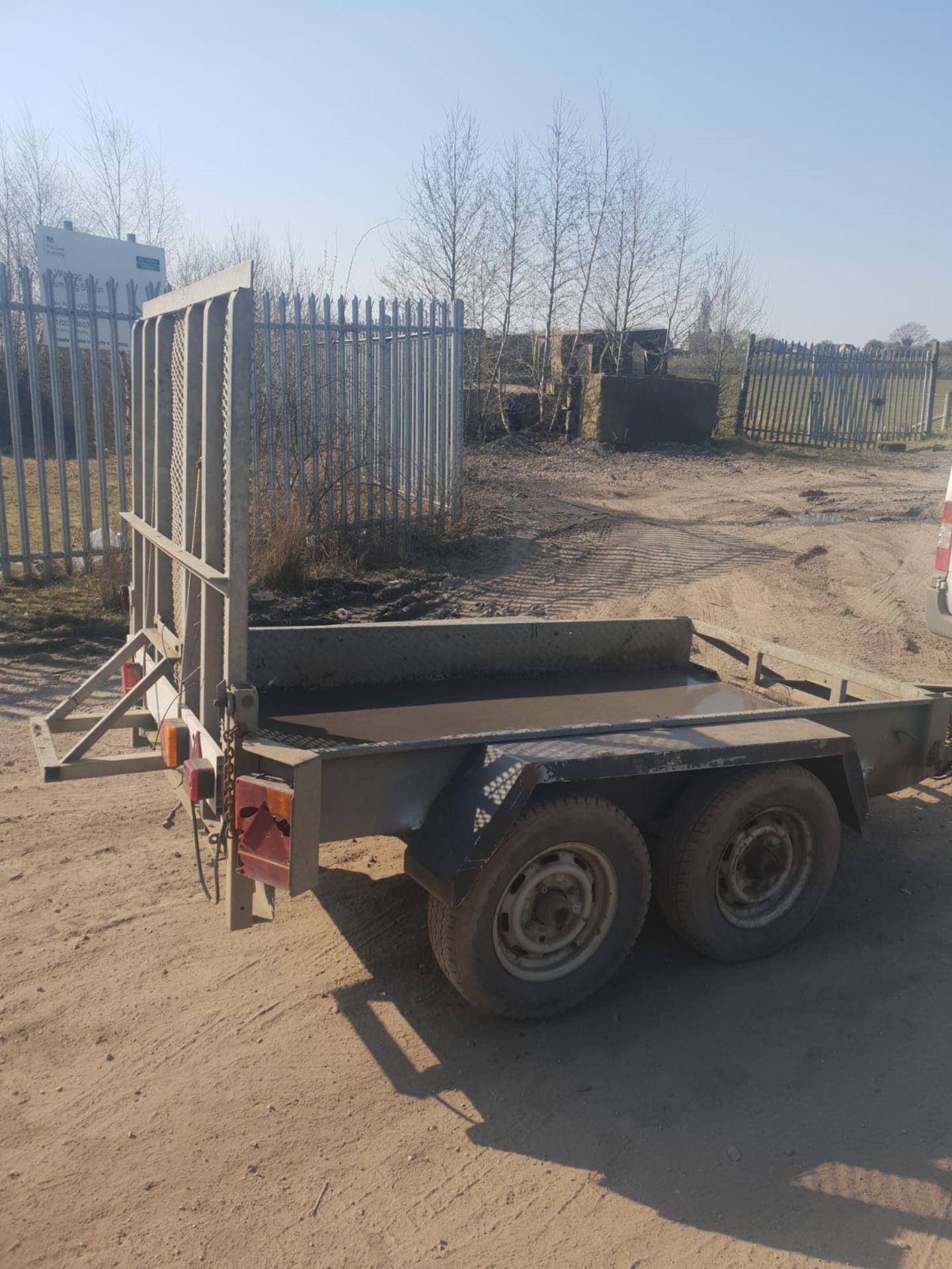 INDESPENSION TWIN AXLE PLANT TRAILER *NO VAT* - Image 4 of 5