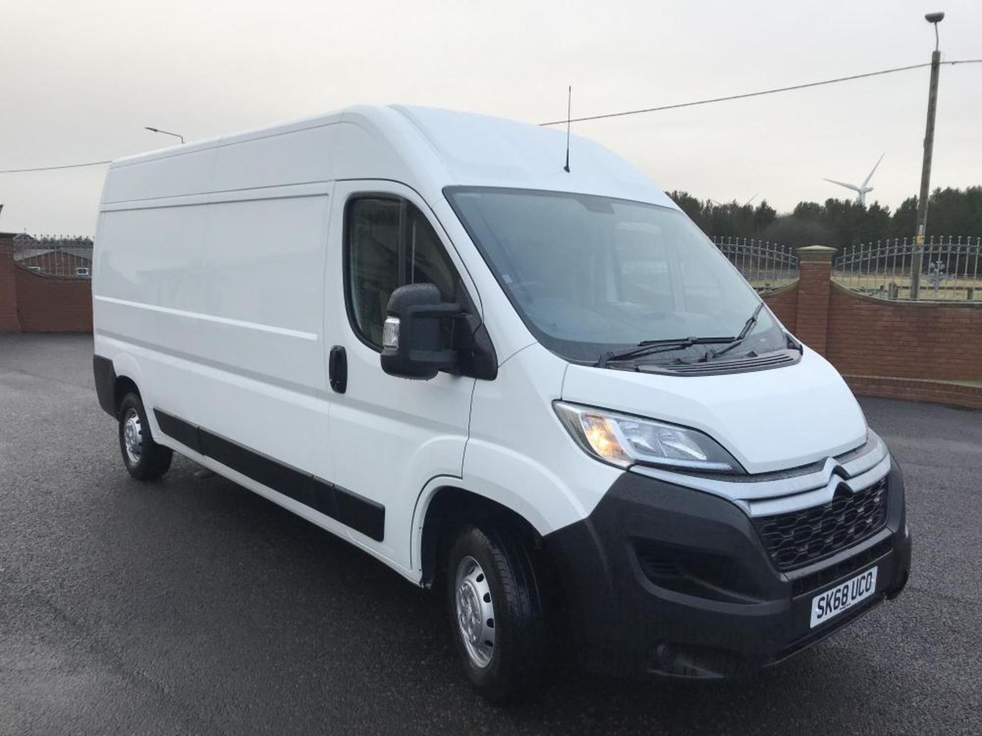 2018/68 REG CITROEN RELAY 35 L3H2 BLUE HDI 2.0 DIESEL WHITE PANEL VAN, SHOWING 1 FORMER KEEPER