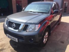 2010/10 REG NISSAN NAVARA ACENTA DOUBLE CAB DCI 188 2.5 DIESEL GREY 4X4 PICK-UP *PLUS VAT*