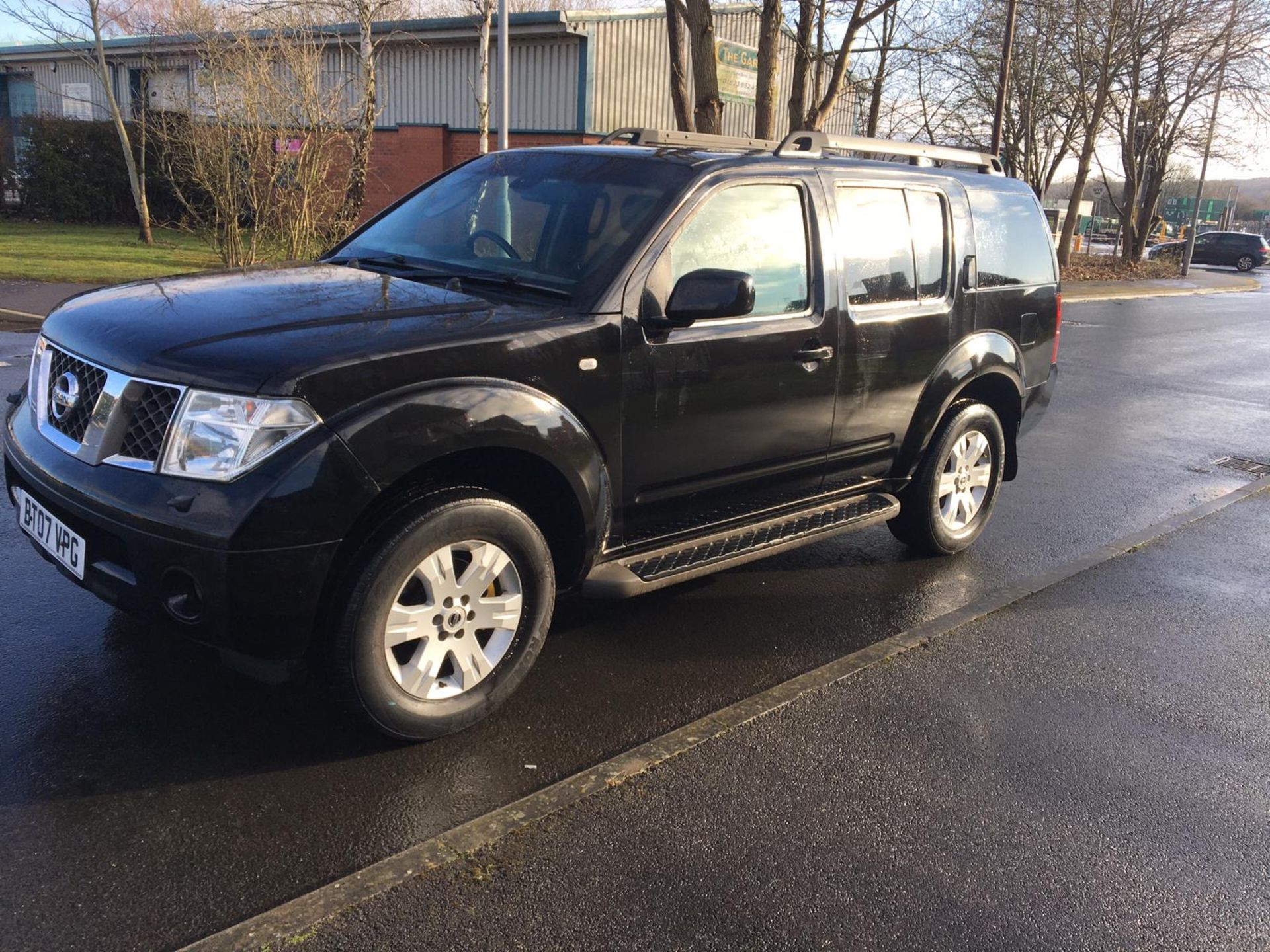 2007/07 REG NISSAN PATHFINDER AVENTURA DCI BLACK 7 SEATER *NO VAT* - Image 4 of 18