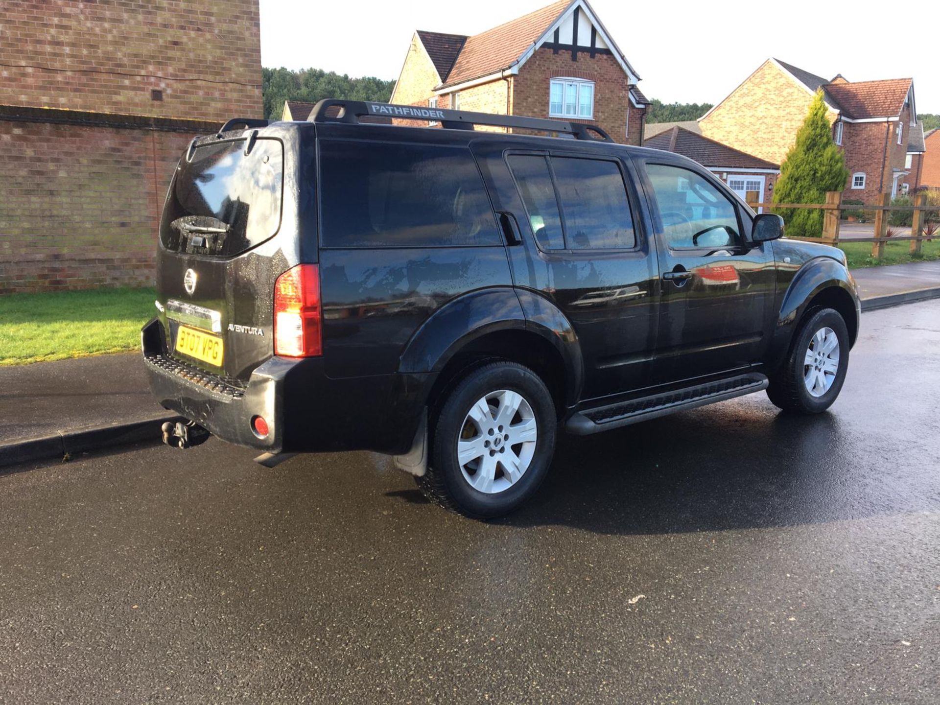 2007/07 REG NISSAN PATHFINDER AVENTURA DCI BLACK 7 SEATER *NO VAT* - Image 9 of 18