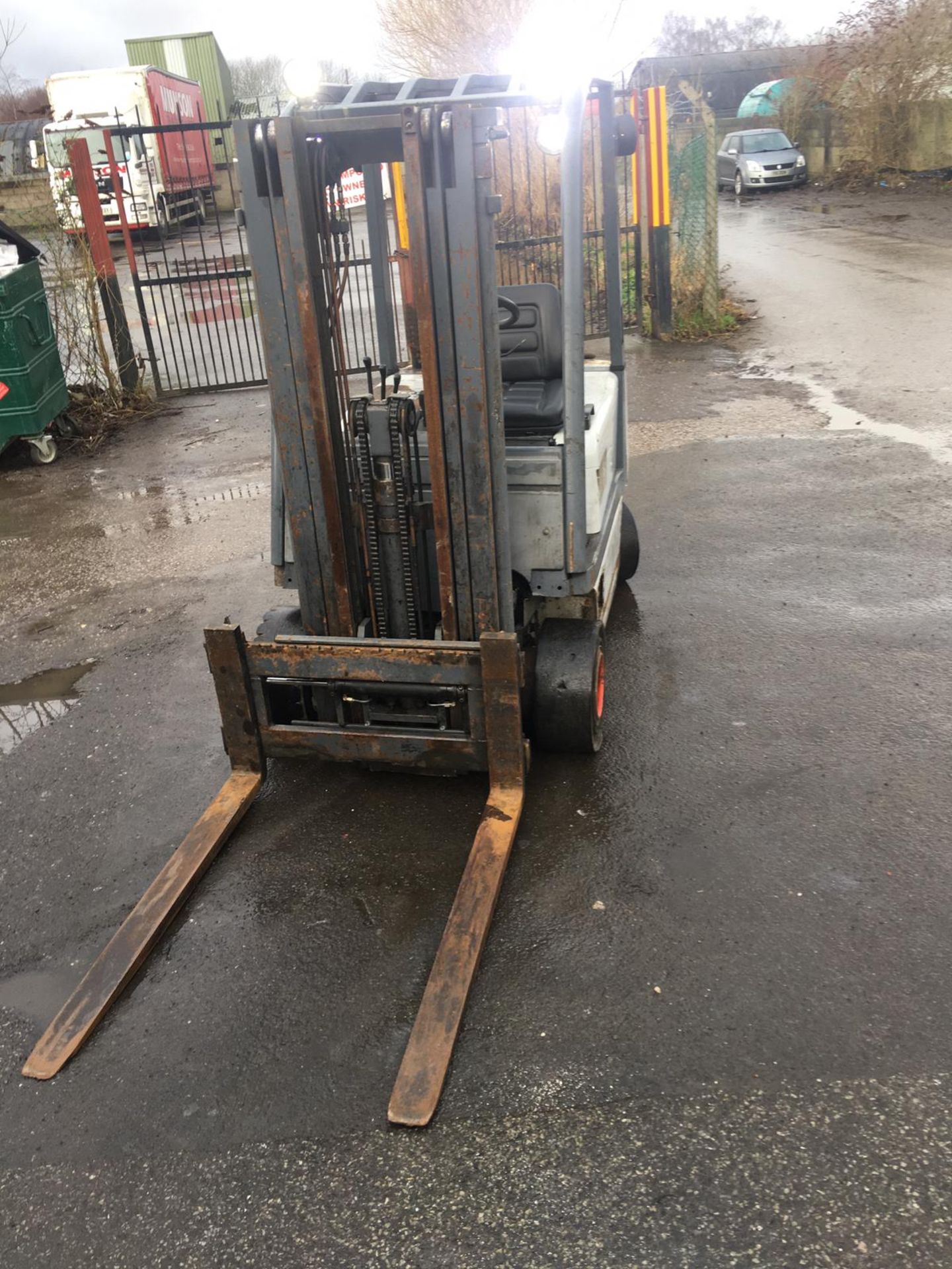 FIAT D20 FORKLIFT WITH SIDE SHIFT, 3 STAGE MAST, 2000 KG CAPACITY, YEAR 1995 *NO VAT* - Image 4 of 12