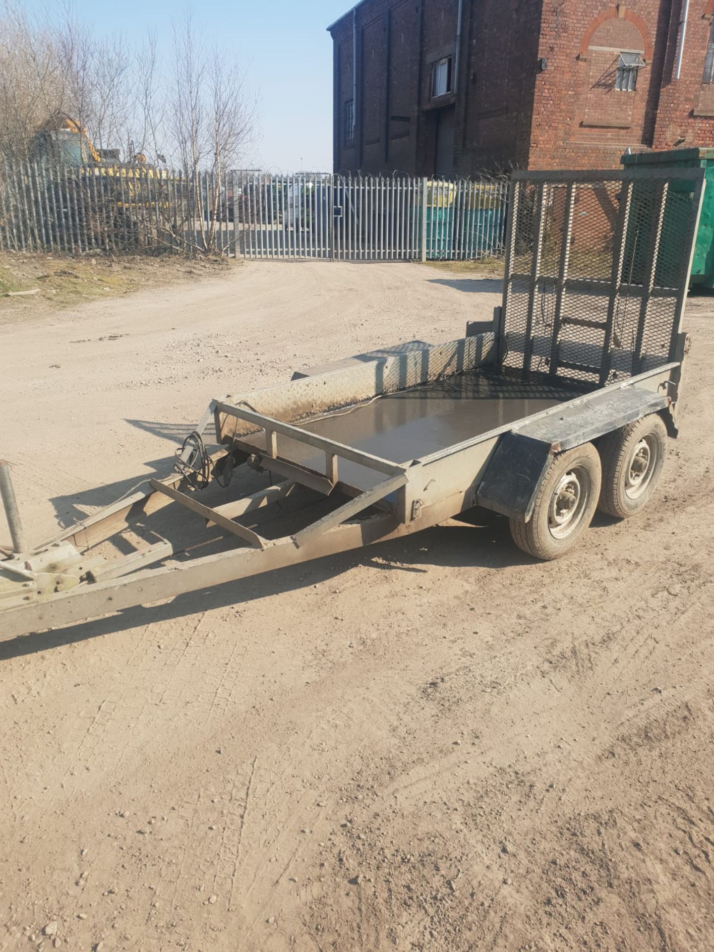 INDESPENSION TWIN AXLE PLANT TRAILER *NO VAT* - Image 3 of 5