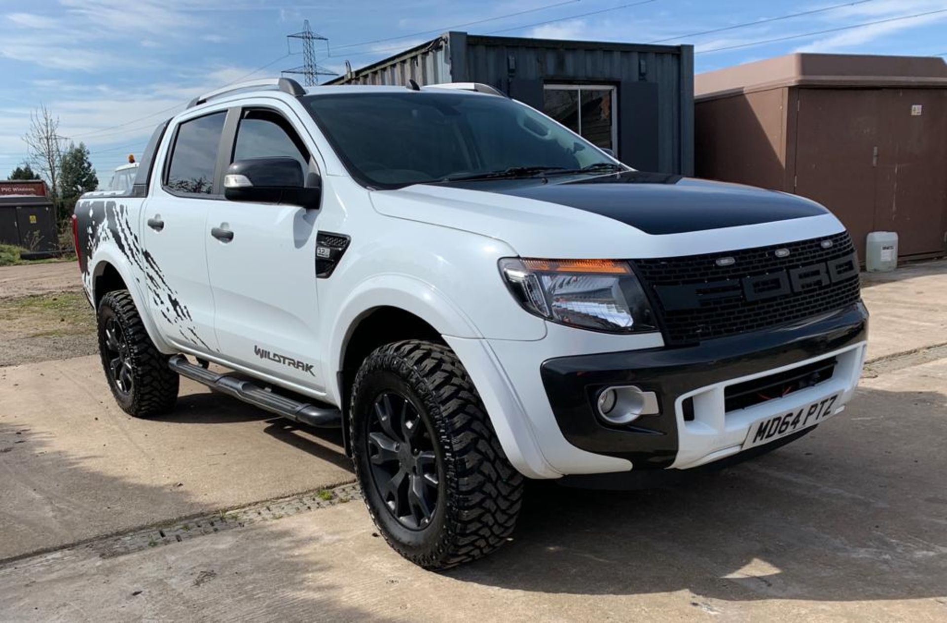 2015/64 REG FORD RANGER WILDTRAK 4X4 WHITE PICK-UP TDCI 3.2L AUTOMATIC, SHOWING 1 FORMER KEEPER - Image 4 of 13