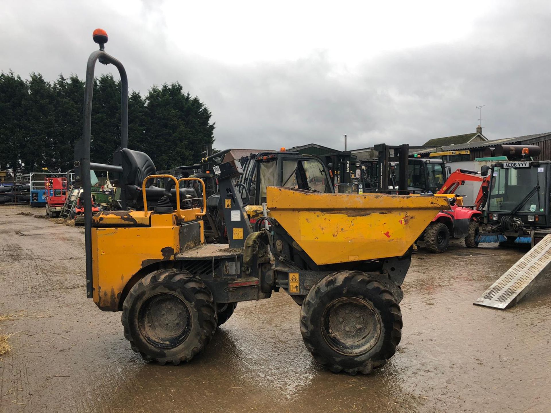 TEREX HD1000 1 TON DUMPER, 2705 HOURS, YEAR 2008, RUNS, WORKS AND TIPS *PLUS VAT*