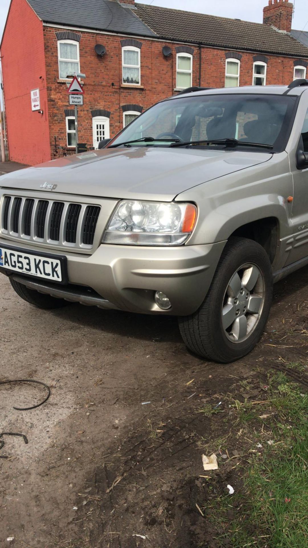 2003/53 REG JEEP GRAND CHEROKEE CRD LTD AUTO 2.7L GREY *NO VAT* - Image 3 of 9