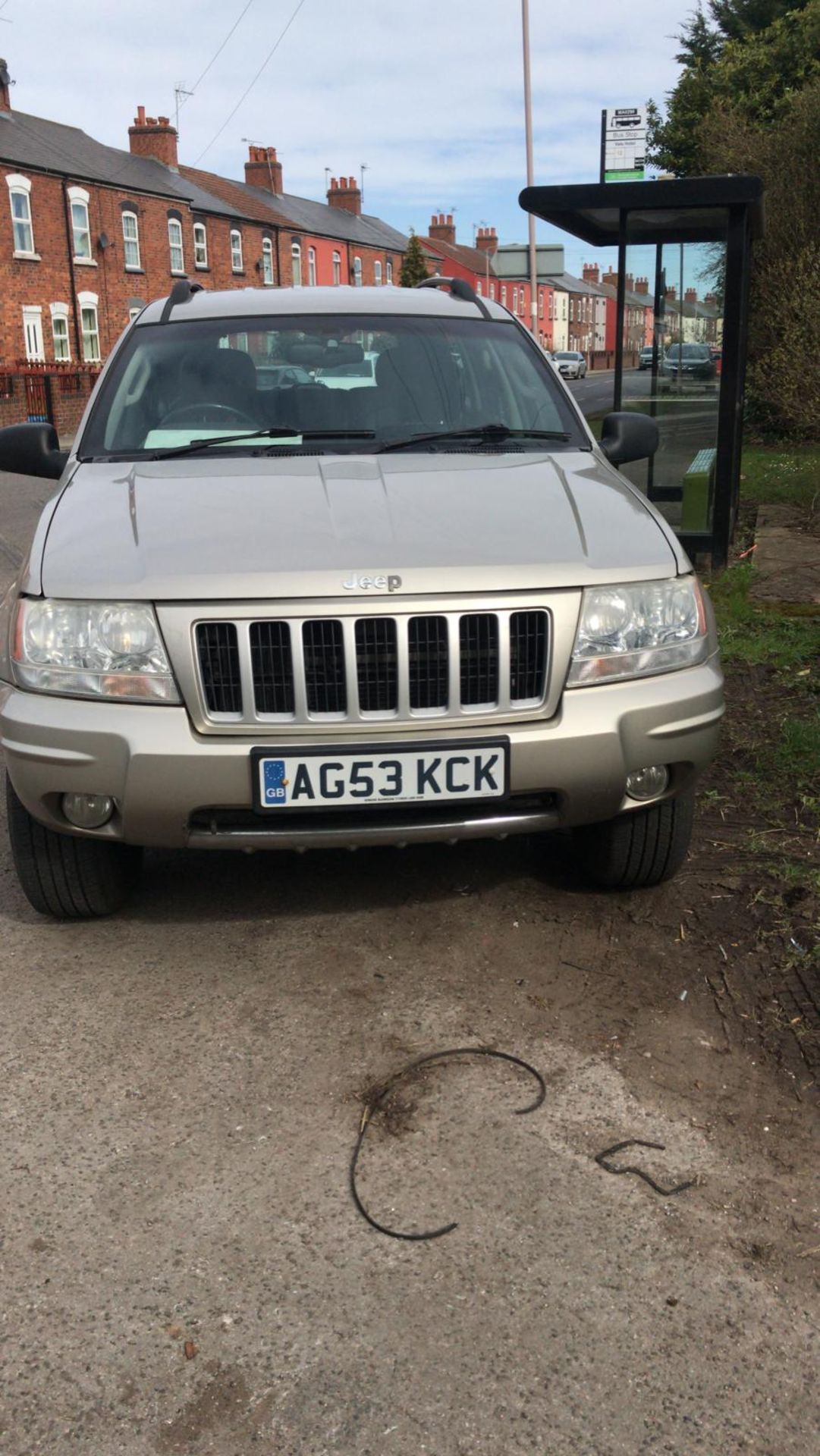 2003/53 REG JEEP GRAND CHEROKEE CRD LTD AUTO 2.7L GREY *NO VAT* - Image 2 of 9