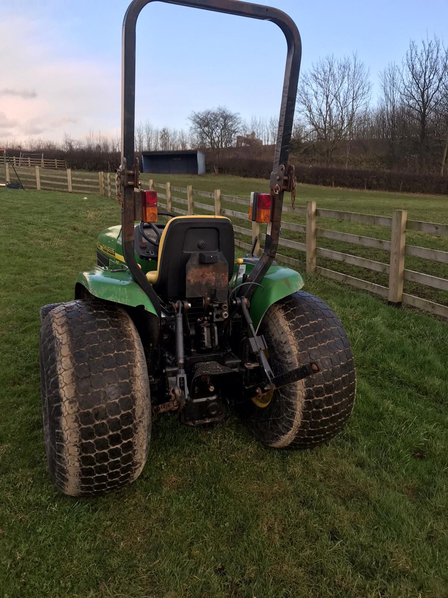 JOHN DEERE 4300 HST COMPACT TRACTOR 4WD, EX-COUNCIL, FIRST REG IN 2002 TO SOUTHERN DISTRICT COUNCIL - Image 4 of 9