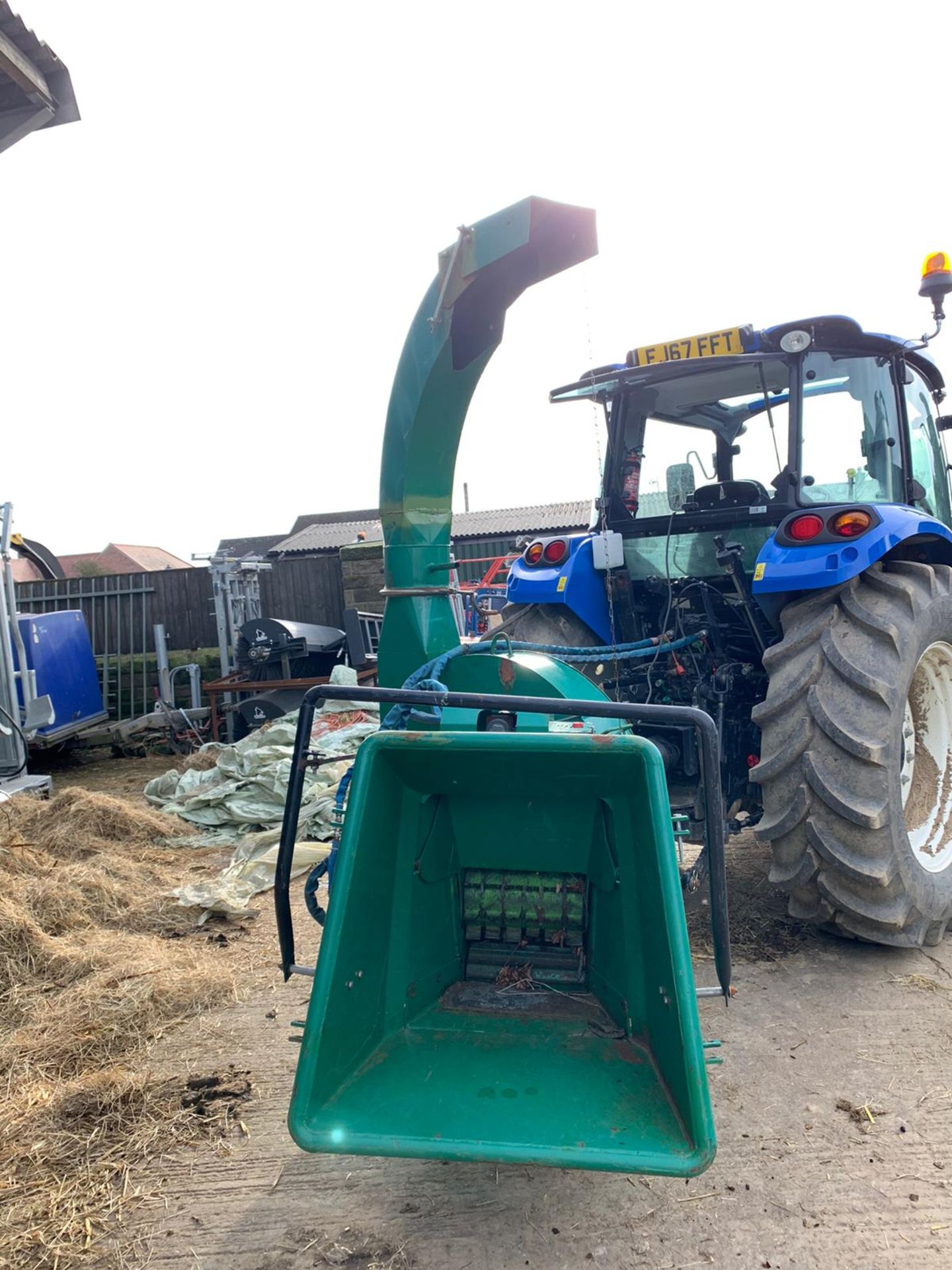 KELLFRI 850 PTO DRIVEN WOOD CHIPPER, YEAR 2015, RUNS, WORKS AND CHIPS *PLUS VAT* - Image 8 of 11