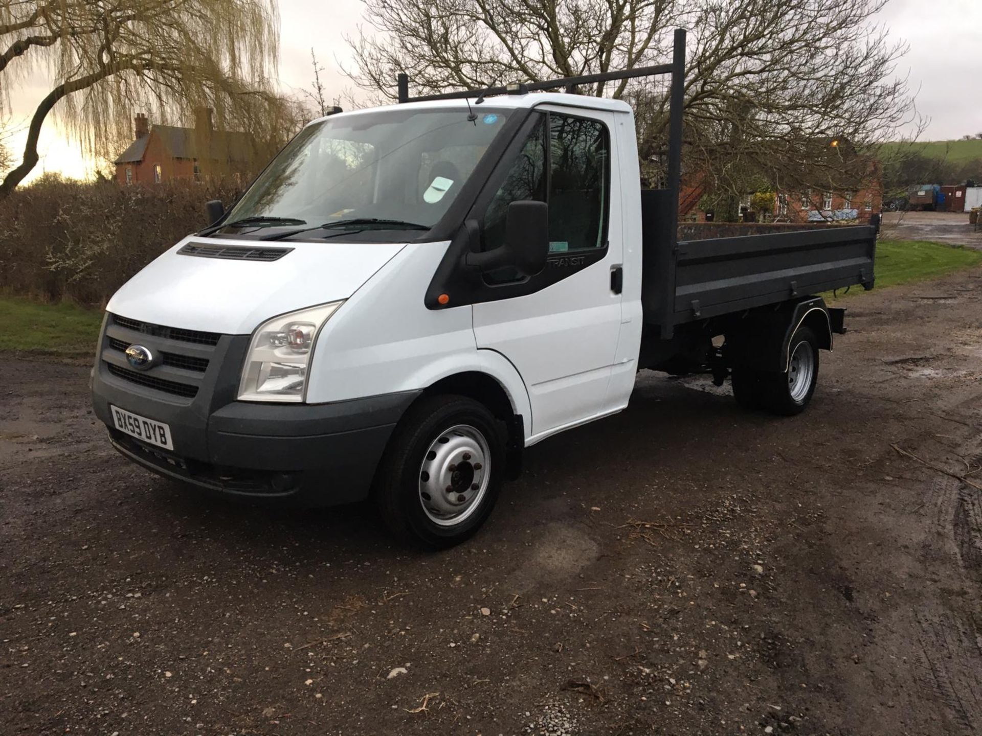 2009/59 REG FORD TRANSIT 100 T350M RWD 2.4 DIESEL TIPPER, SHOWING 0 FORMER KEEPERS *PLUS VAT*