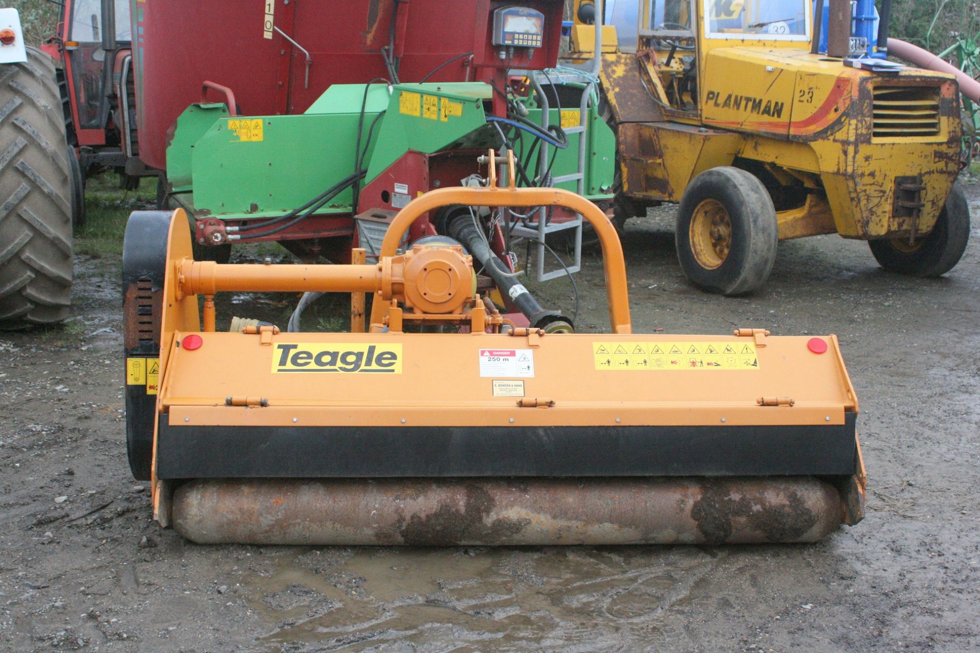 TEAGLE TBM 200 BECCI SUPER SERIES HYDRAULIC OFFSET FLAIL MOWER, HARDLY USED *PLUS VAT* - Image 3 of 7