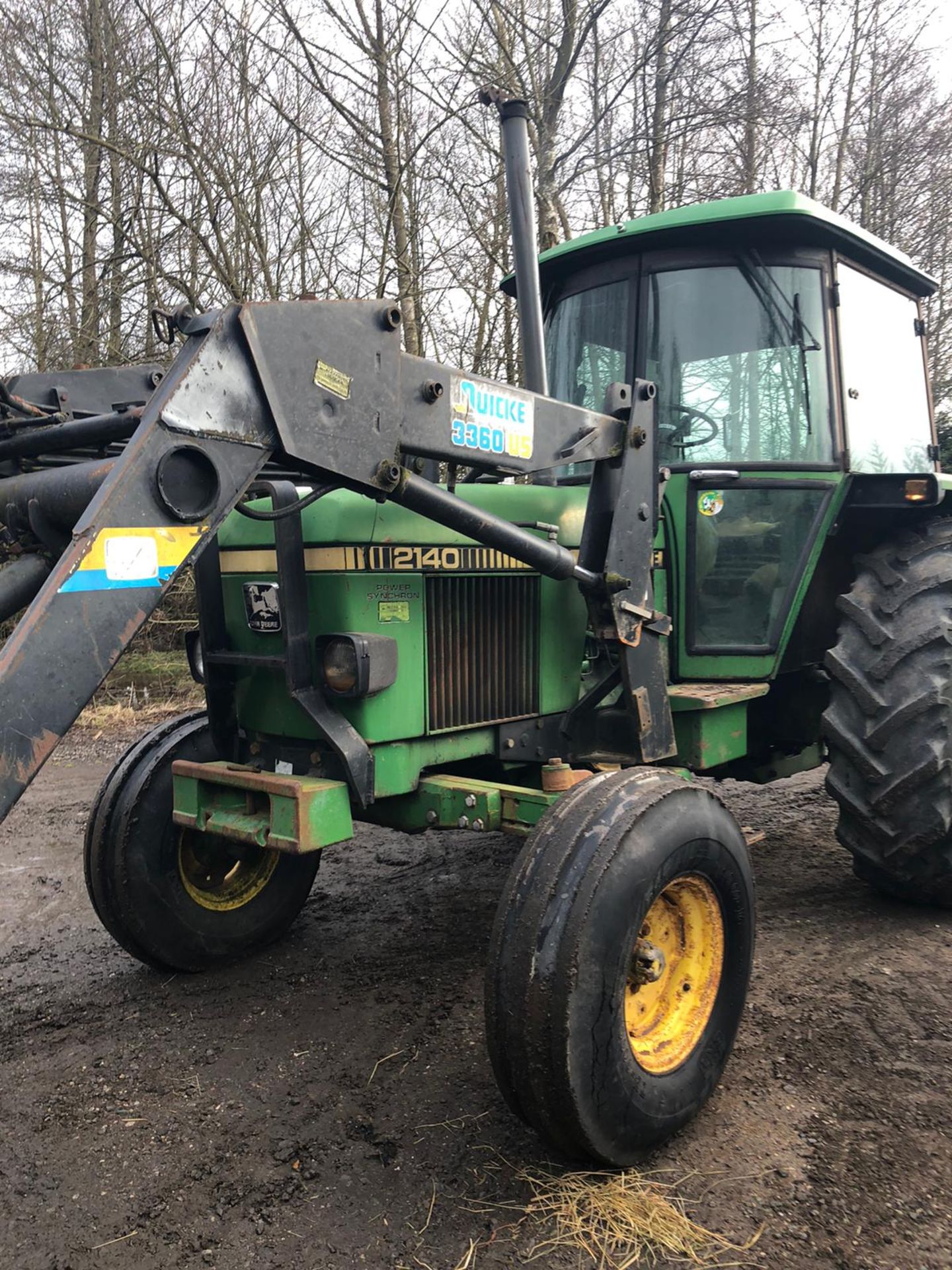 JOHN DEERE 2140 LOADER TRACTOR, RUNS, WORKS, DOES WHAT IT SHOULD *PLUS VAT* - Image 2 of 7