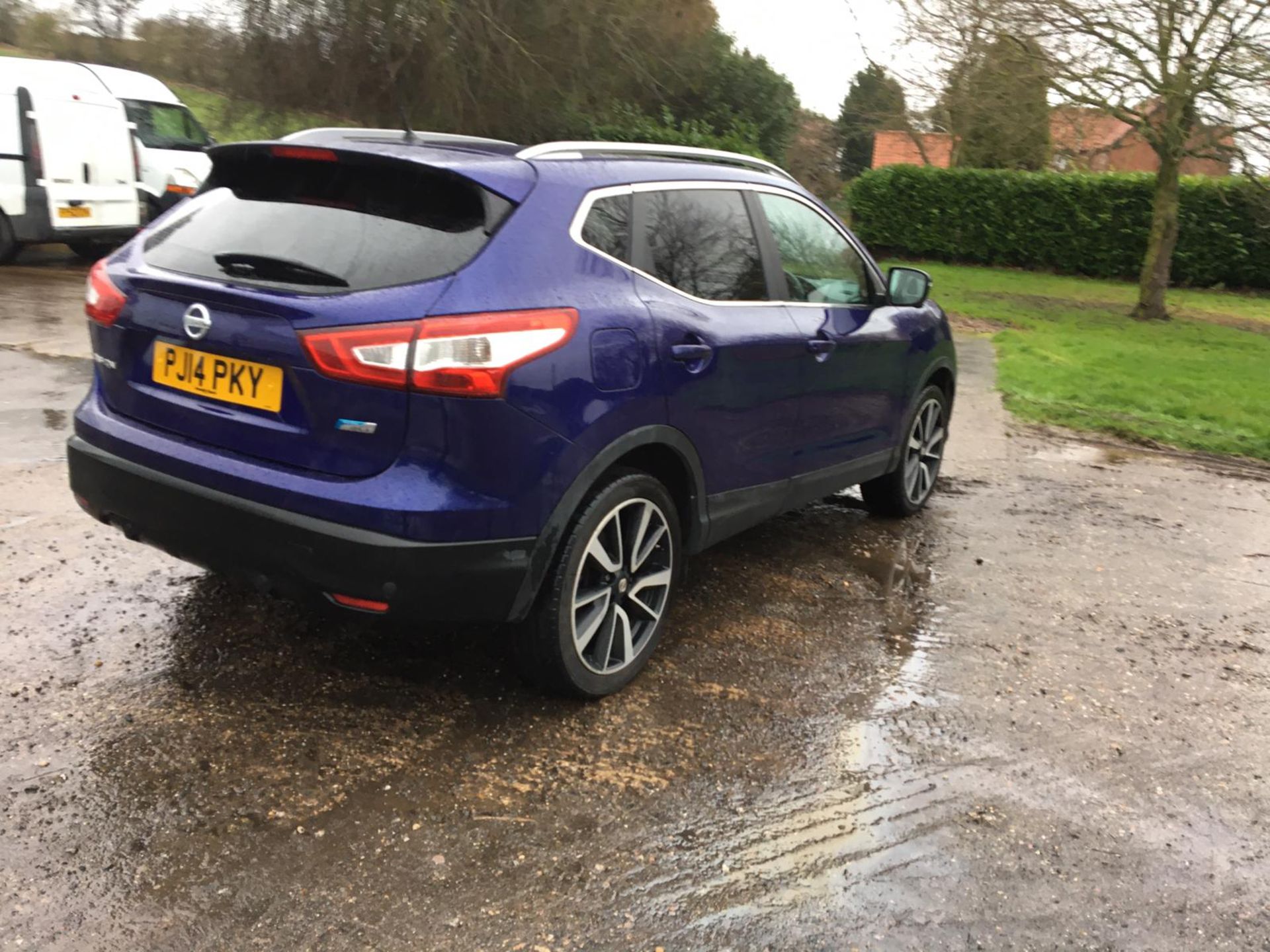 2014/14 REG NISSAN QASHQAI TEKNA DCI 1.5 DIESEL BLUE 5 DOOR HATCHBACK, SHOWING 3 FORMER KEEPERS - Image 7 of 20