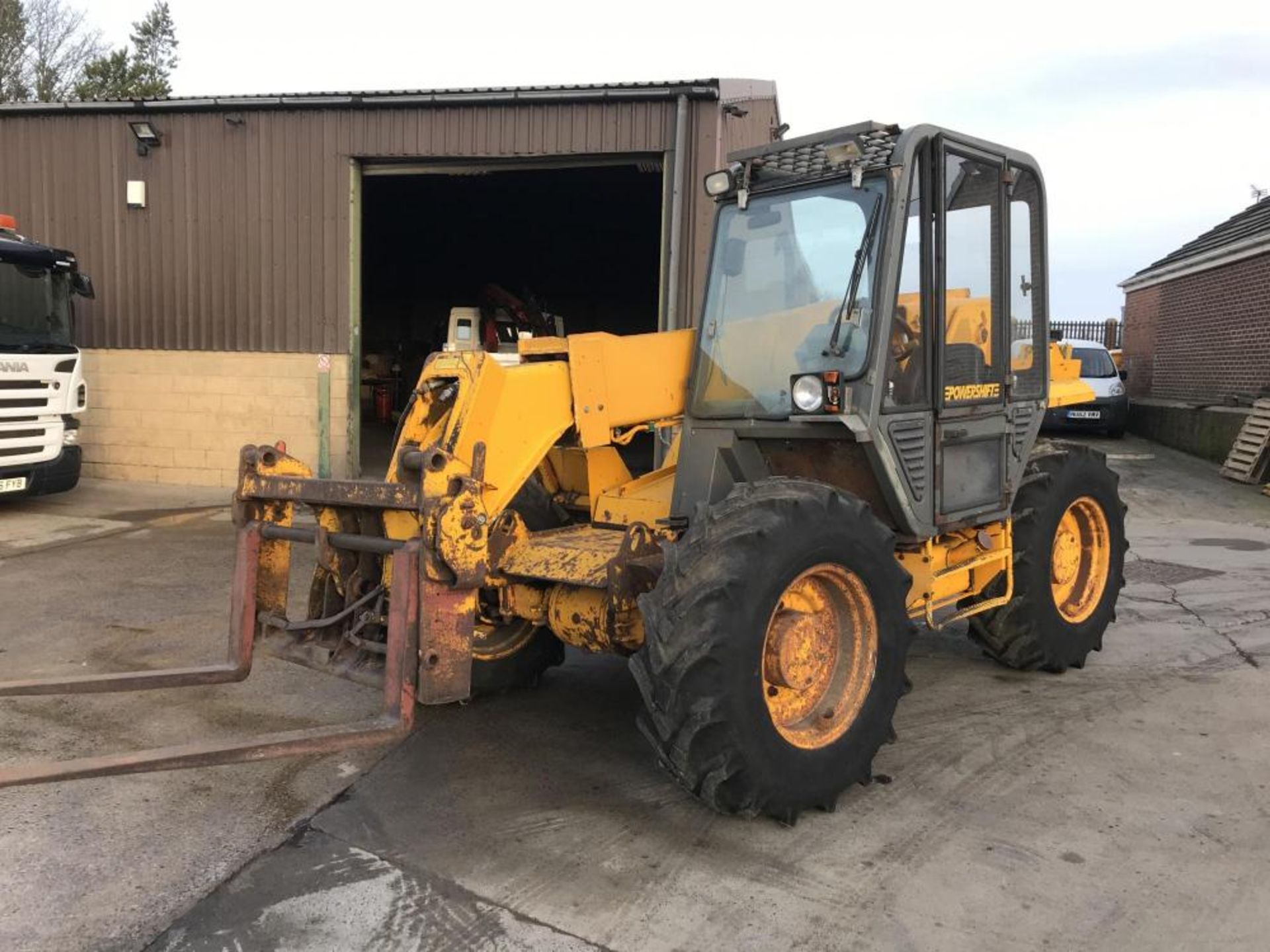 JCB 525-58 4X4 TELEHANDLER FORKLIFT WITH PICK-UP HITCH, GOOD WORKING CONDITION *PLUS VAT*