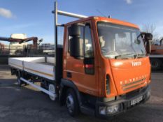 2008/58 REG IVECO EUROCARGO 75E16 DROP SIDE TRUCK 7.5 TON ONLY 112,000 MILES, MANUAL GEARBOX