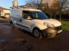 2015/65 REG FIAT DOBLO 16V MULTIJET 1.6 DIESEL WHITE PANEL VAN, SHOWING 0 FORMER KEEPERS *PLUS VAT*