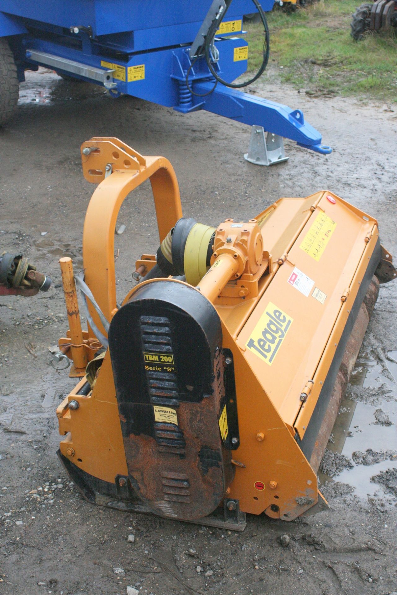 TEAGLE TBM 200 BECCI SUPER SERIES HYDRAULIC OFFSET FLAIL MOWER, HARDLY USED *PLUS VAT* - Image 4 of 7