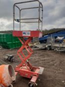 POP UP PLATFORM SCISSOR LIFT WORKING ORDER, 1 OF 2 AVAILABLE *NO VAT*