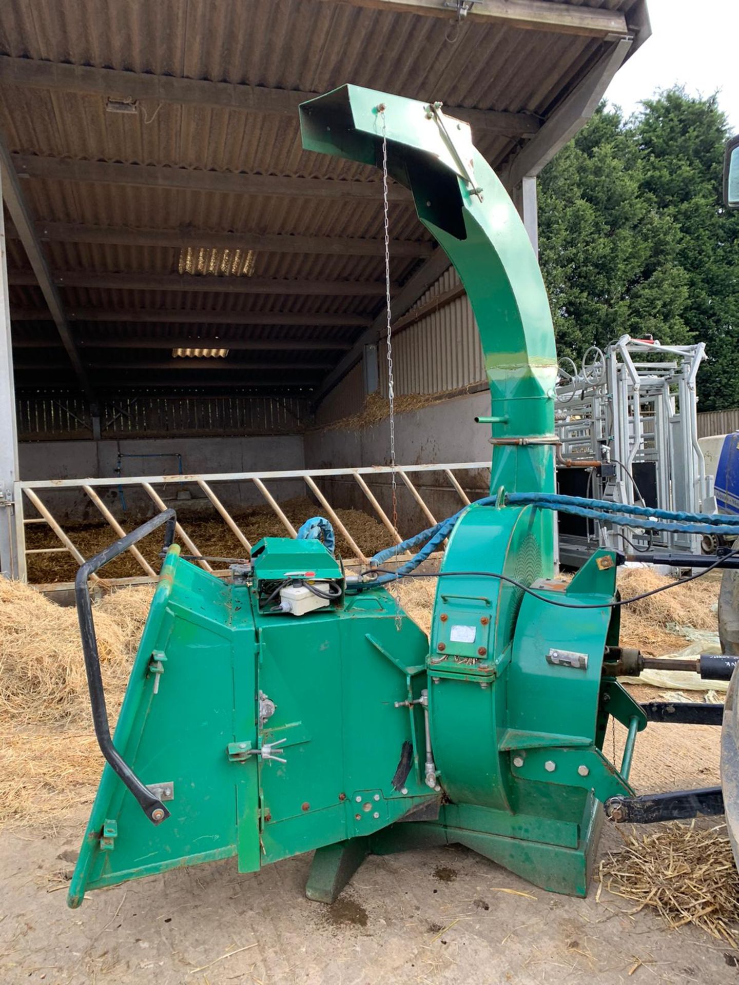 KELLFRI 850 PTO DRIVEN WOOD CHIPPER, YEAR 2015, RUNS, WORKS AND CHIPS *PLUS VAT* - Image 4 of 11