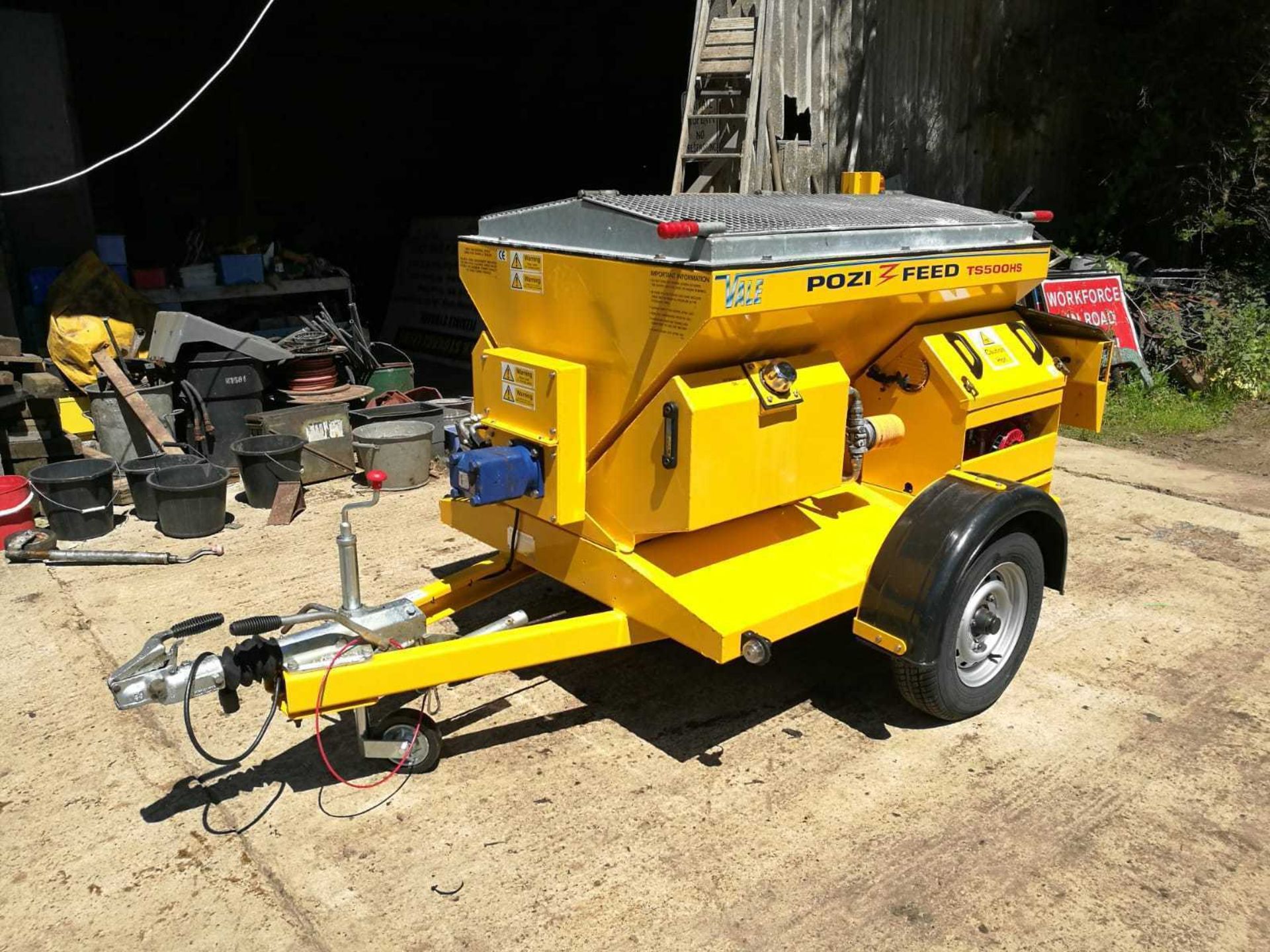 VALE POZI FEED TS500HS GRITTING TRAILER, SINGLE AXLE, 1300 GTW *PLUS VAT* - Image 2 of 5