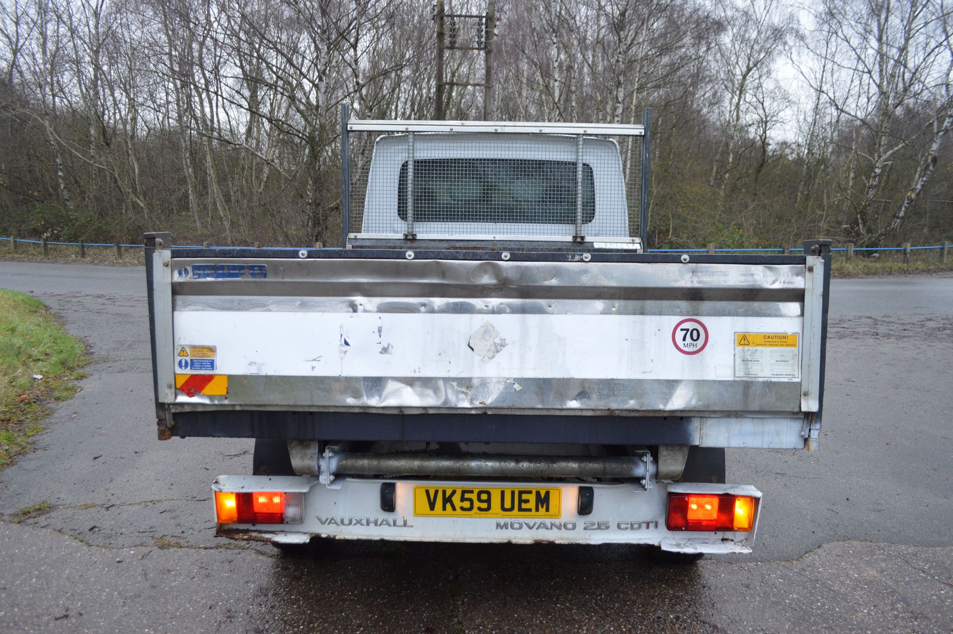 2009/59 REG VAUXHALL MOVANO 3500 CDTI LWB DOUBLE CAB TIPPER, SHOWING 2 FORMER KEEPERS *NO VAT* - Image 5 of 18