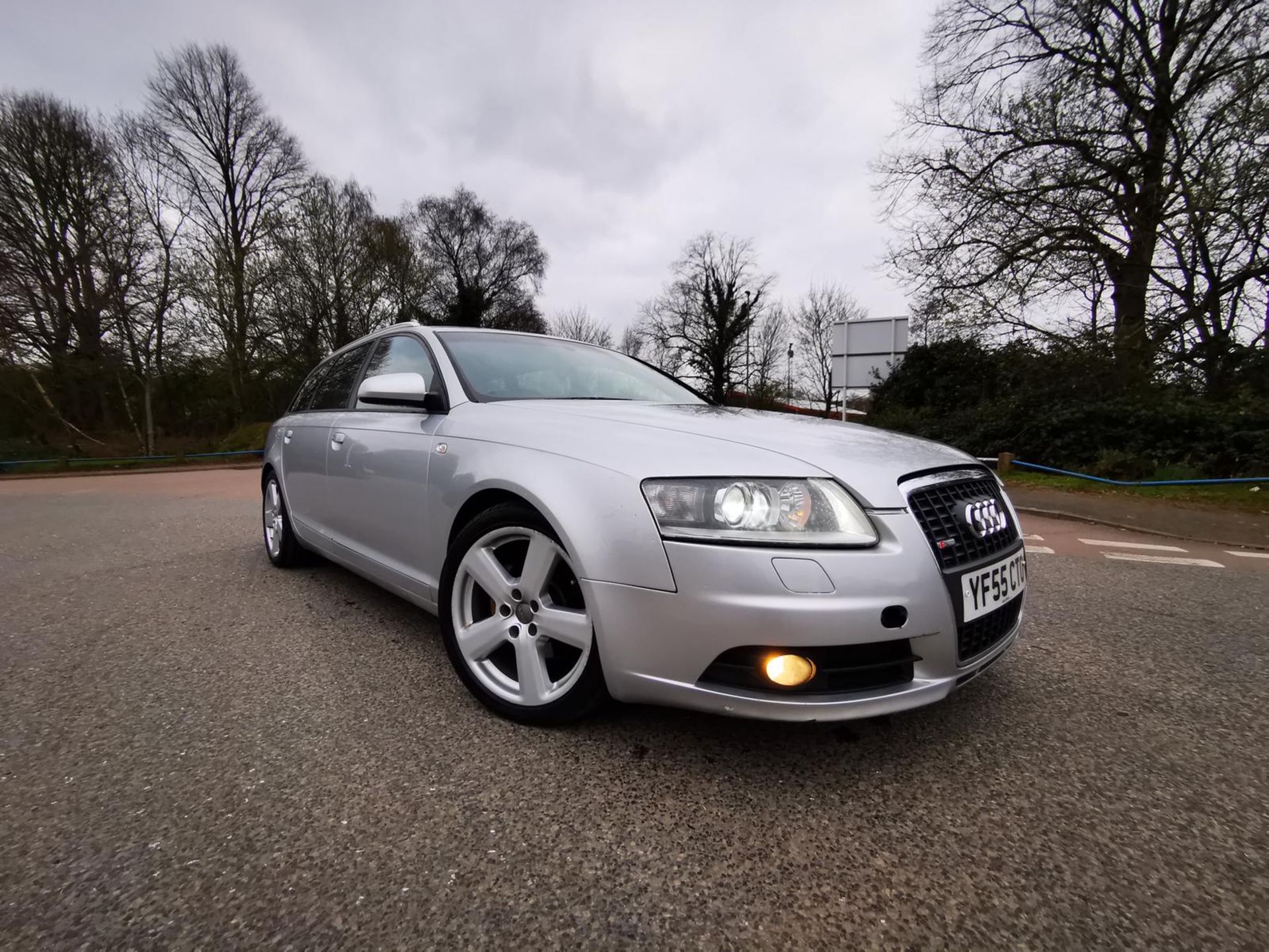 2005/55 REG AUDI A6 TDI S LINE 2.0 DIESEL SILVER ESTATE *NO VAT*