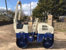 2004 BOMAG BW80 AD-2 RIDE ON VIBRATING ROLLER, SHOWING 950 HOURS, RUNS, DRIVES, VIBRATES *PLUS VAT*