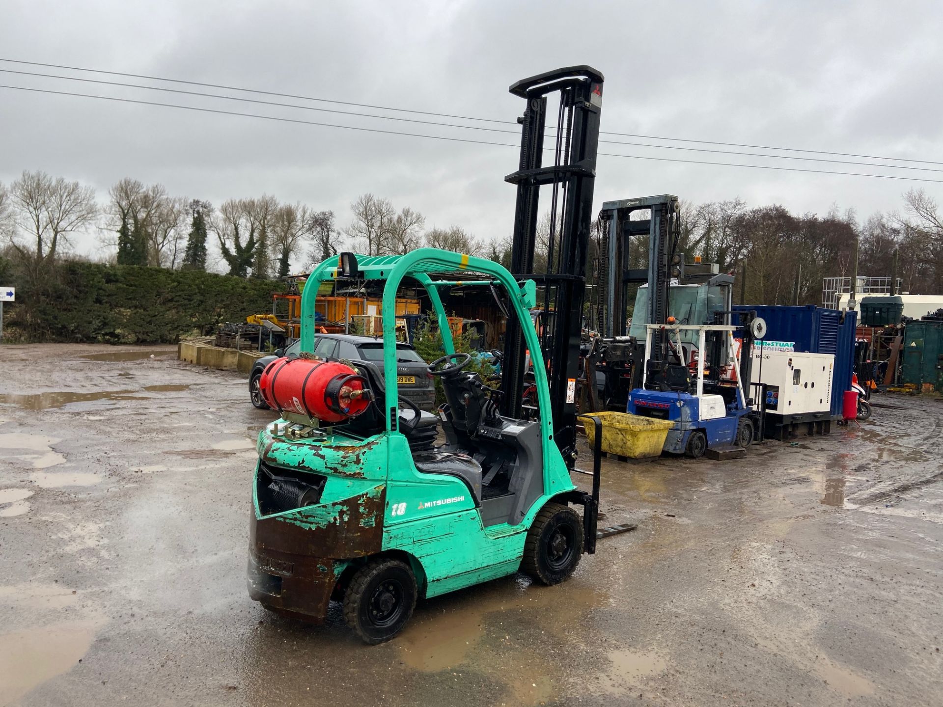 2008 MITSUBISHI FG18 1.8 TON GAS FORKLIFT, SIDE SHIFT, RUNS WELL & ALL OPERATIONS WORKING *PLUS VAT* - Bild 2 aus 5