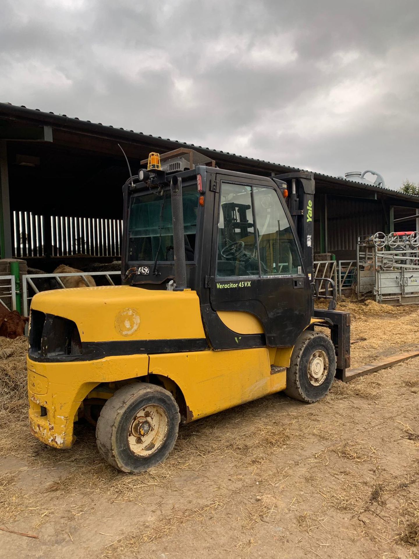 2006 YALE FORKLIFT 45 VX 4.5 TONNE DIESEL FORKLIFT 3400MM LIFT HEIGHT *PLUS VAT* - Bild 7 aus 13