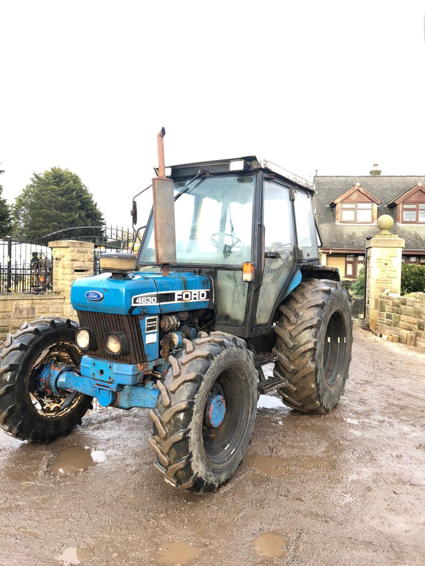 FORD NEW HOLLAND 4630 BLUE TRACTOR, 4 WHEEL DRIVE, RUNS, WORKS AND DRIVES *PLUS VAT* - Bild 2 aus 8