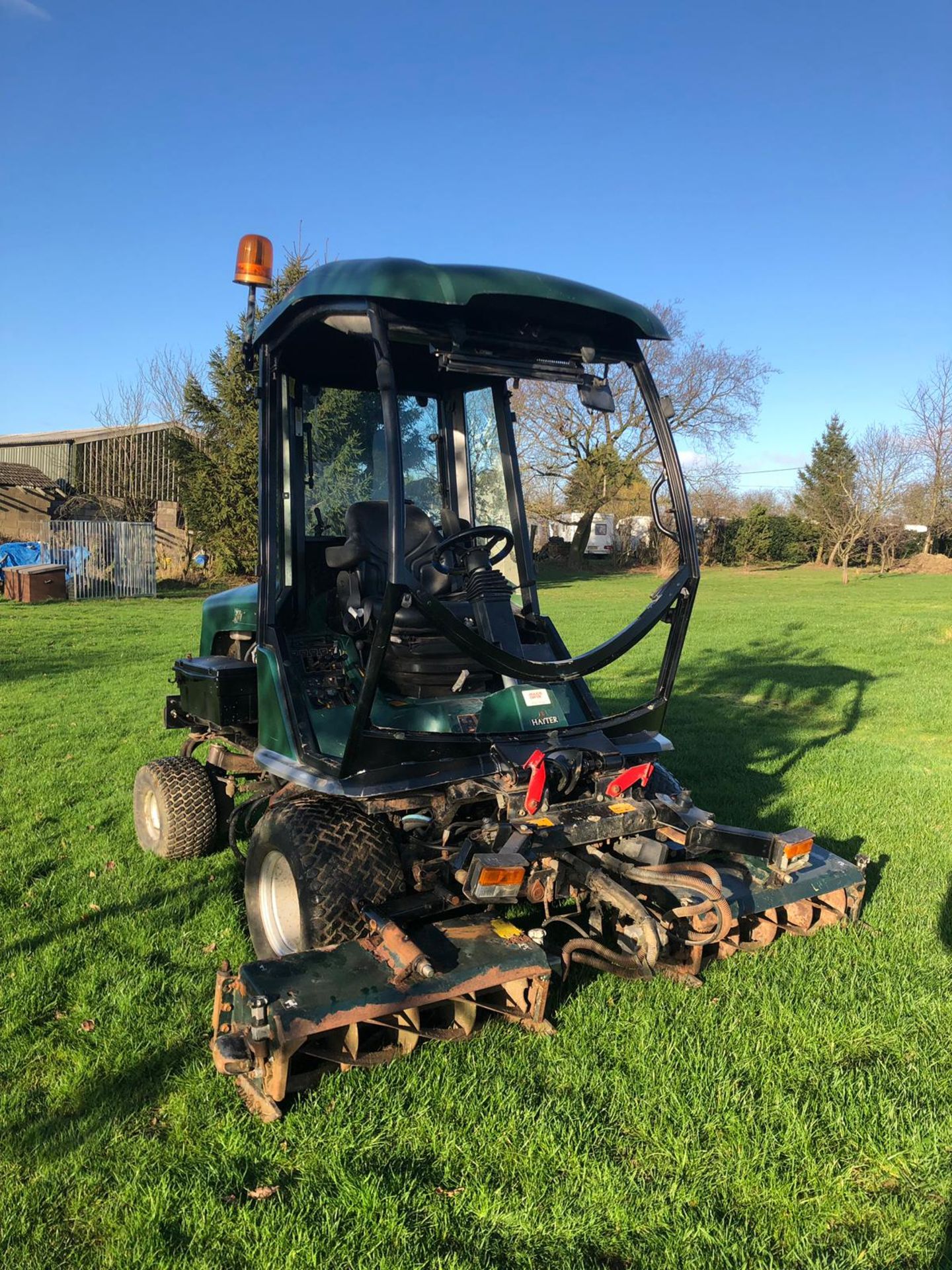 2007/07 REG HAYTER RIDE ON DIESEL LAWN MOWER WITH CAB (NO GLASS) *PLUS VAT* - Bild 2 aus 16