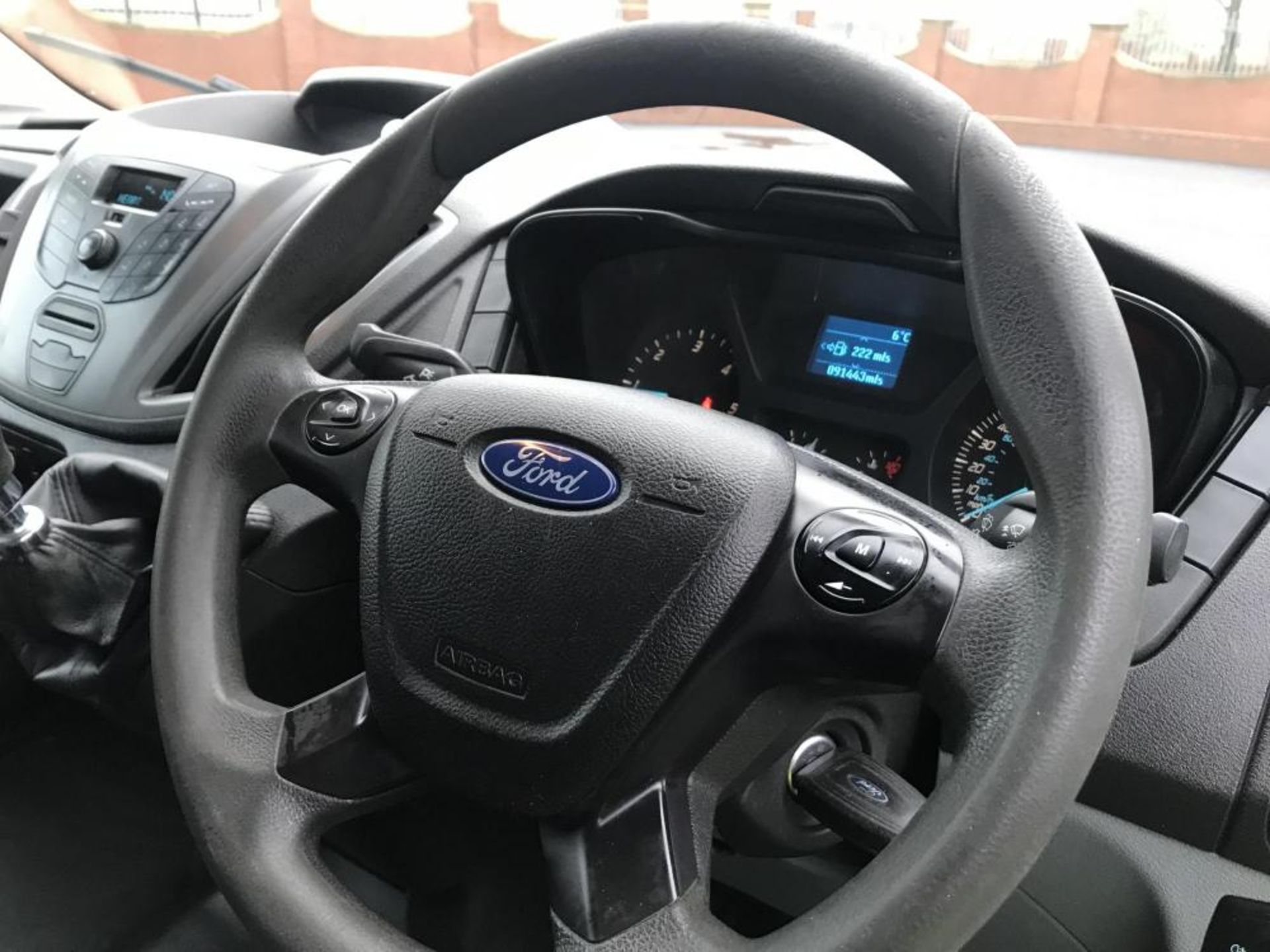 2015/65 REG FORD TRANSIT 125T350 LWB 2.2 DIESEL WHITE PANEL VAN, SHOWING 1 FORMER KEEPER *PLUS VAT* - Image 12 of 13