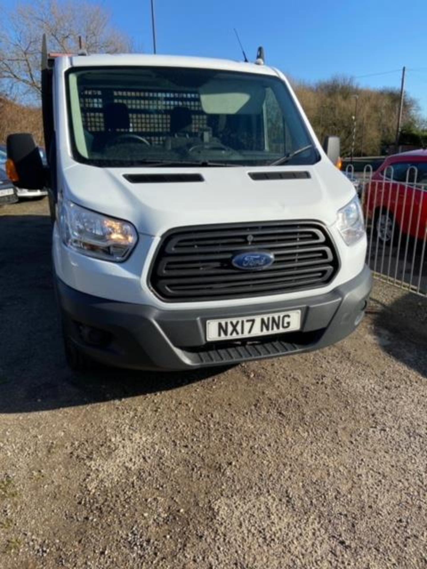 2017/17 REG FORD TRANSIT 350 DROP-SIDE LORRY 2.0 DIESEL, SHOWING 1 FORMER KEEPER *NO VAT* - Image 2 of 8